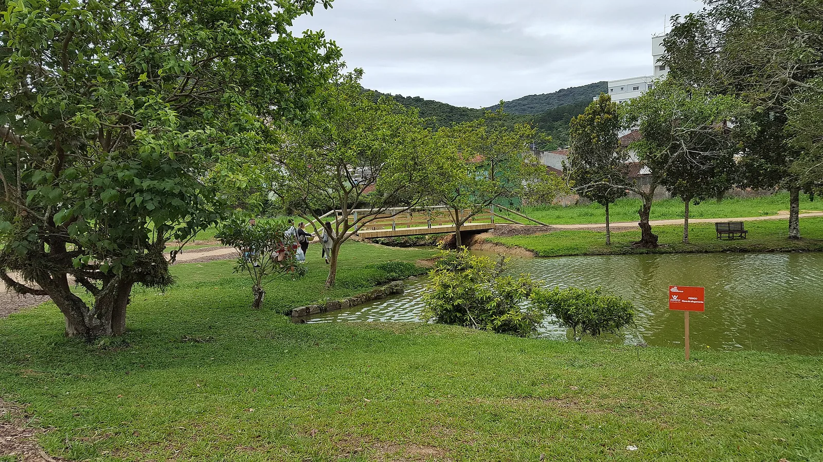Área verde do Jardim Botânico de Florianópolis